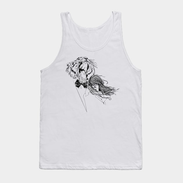 tiger roar Tank Top by huebucket